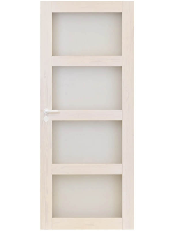 Kuultovalkoinen väliovi 4:llä lasilla