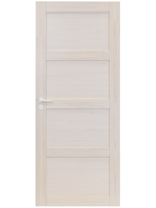 Kuultovalkoinen 4-peilinen umpiväliovi