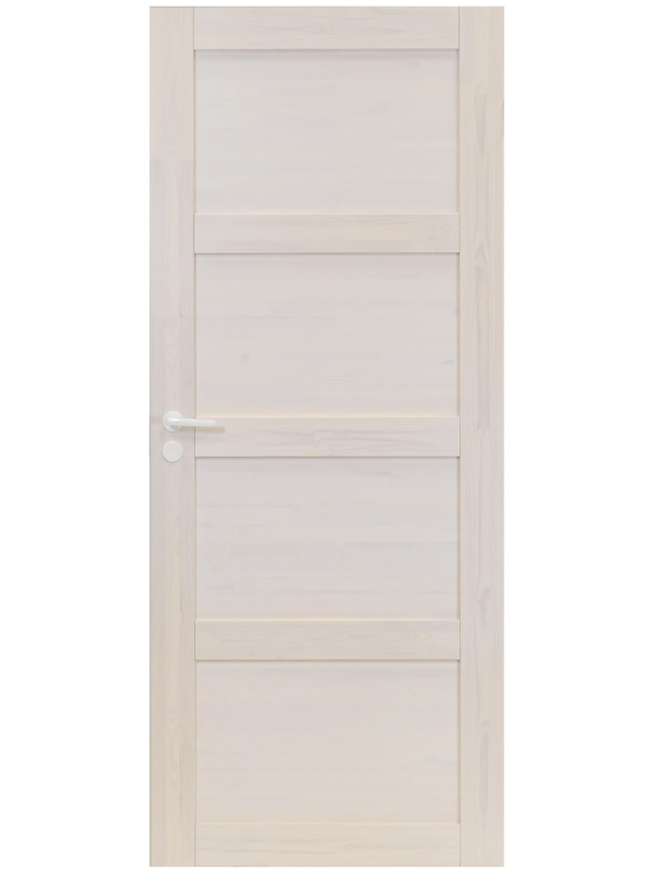 Kuultovalkoinen 4-peilinen umpiväliovi