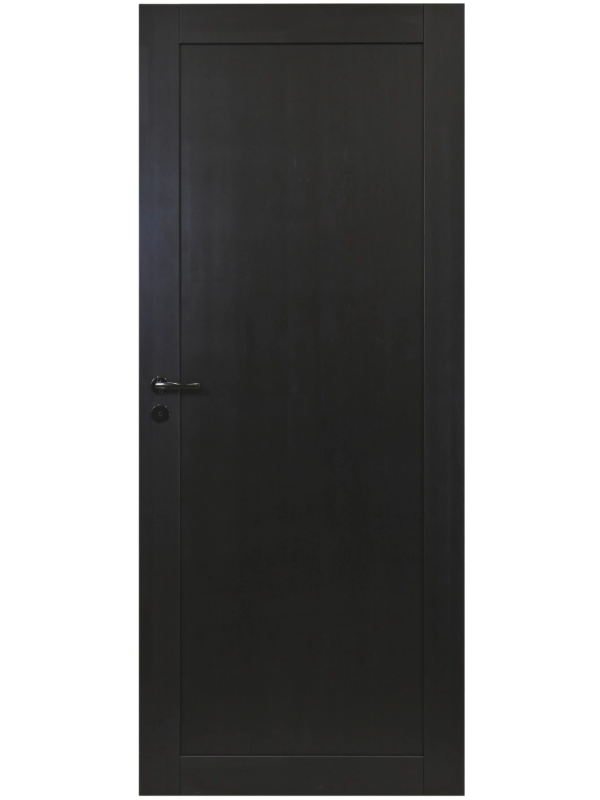 Musta 1-peilinen umpiväliovi