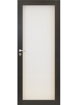 Musta kokolasinen väliovi