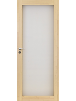 Lakattu kokolasinen väliovi