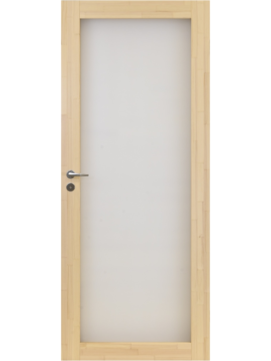 Lakattu kokolasinen väliovi