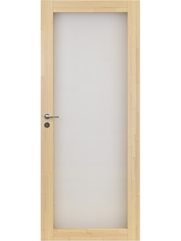 Lakattu kokolasinen väliovi